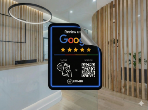Adesivo de Avaliações Google (NFC) – ROMBI™
