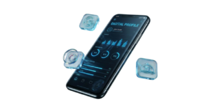 Gemini_Generated_Image_px0d42px0d42px0d-Photoroom Smartphone a exibir o Perfil Digital ROMBI, o centro operacional do nosso Ecossistema NFC e QR Code.